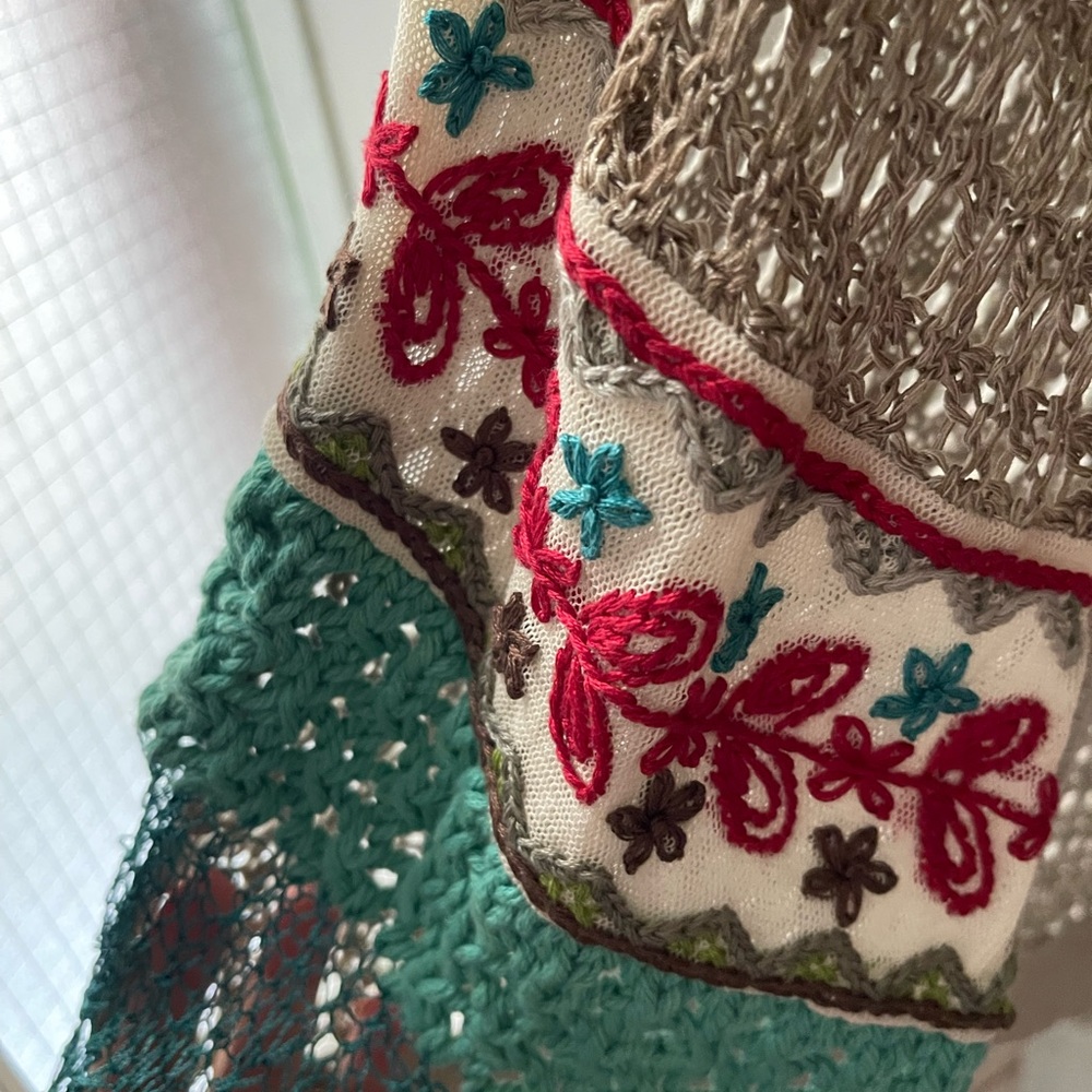 Nanette Lepore Multicolor Crochet Cardigan - Picture 5 of 9
